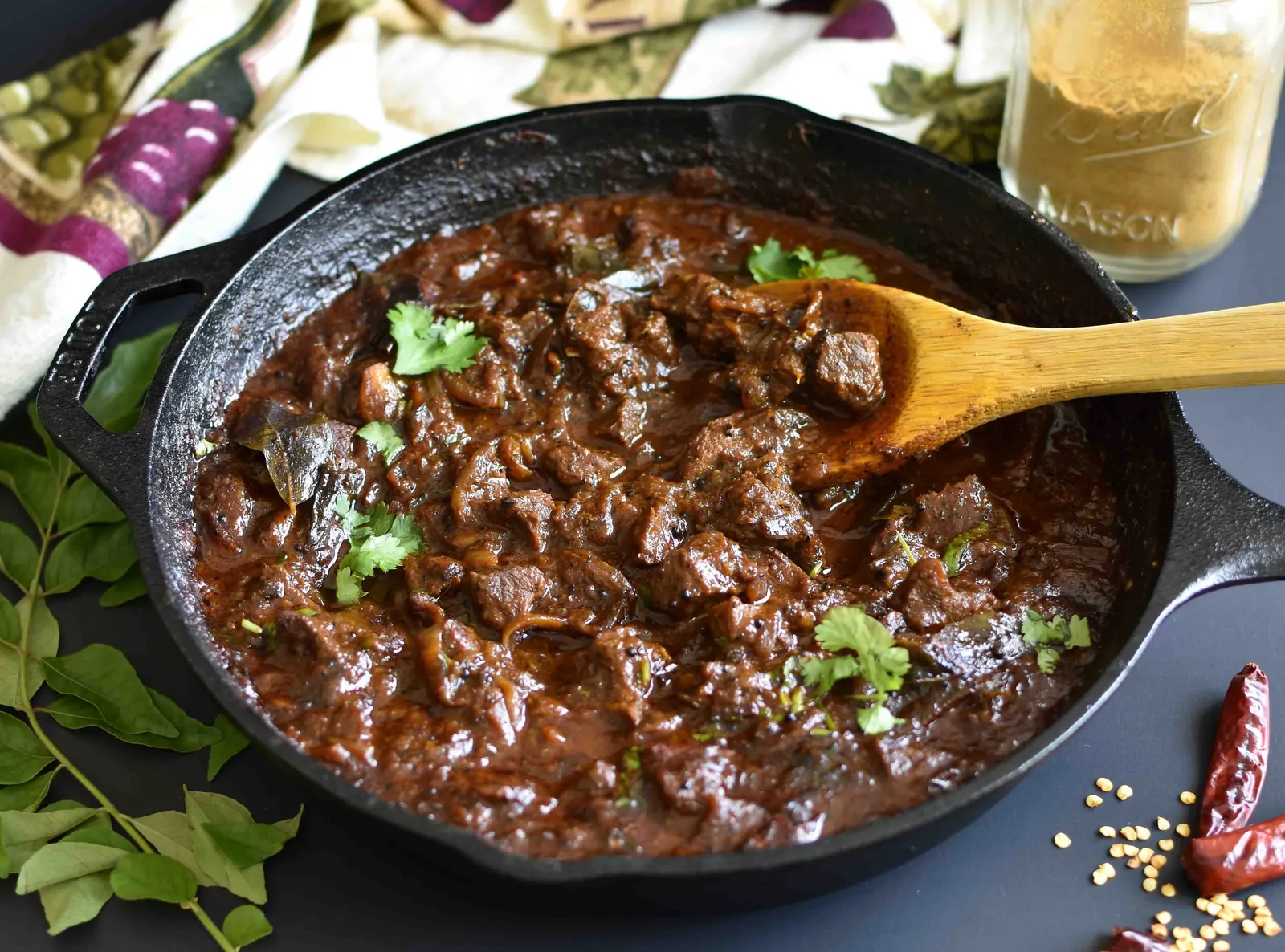 Slow-cooked lamb rogan josh at Green Chili Crowfoot